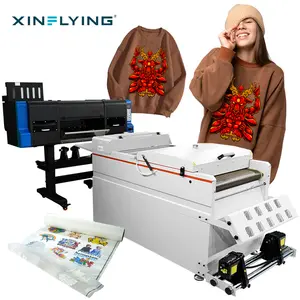 XinFlying High Speed A1 Dtf All-in-one Printer Set I3200 Heads T-shirt Logo Print Machine Impresora Dtf For High Production 60cm