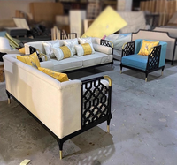 Pour les meubles en bois massif coude en laiton pur nouveau Style chinois chaise canapé matériel coude rond droit à travers la gaine accoudoir couverture