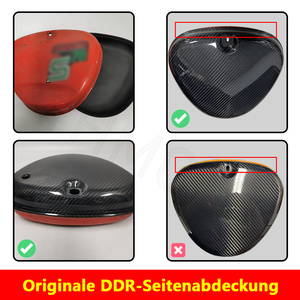 Couverture latérale de batterie 100% fibre de carbone véritable pour Simson S50 S51 S53 S70 Tuning rétro - Product Image 3