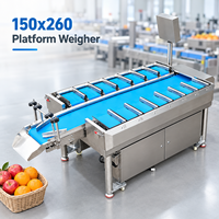 Balance combinée semi-automatique compacte pour aliments, avec petite table de pesée en plastique, idéale pour la planification de lignes de production limitées