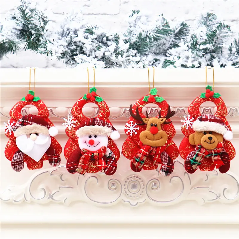 Festival Party New Year Gift Baubles Dolls Hanging Ornaments Personalized Christmas Ornaments Snowflake Supplies