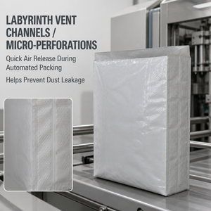 Sacs en LDPE robustes à soufflets latéraux pour engrais chimiques, thermosoudables pour l'emballage industriel et le stockage en vrac - Product Image 6