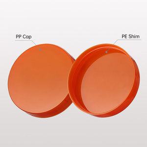 Trắng mịn Unlined nhựa vít <span class=keywords><strong>cap</strong></span> chai Top đóng cửa 68 Mét ABS/PP vít Top nắp nhựa màu đen Bìa - Product Image 6