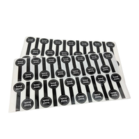 Étiquettes autocollantes en vinyle amovibles, imperméables et faciles à décoller, personnalisées, pour bocaux en plastique, savon liquide, papier toilette