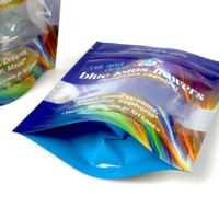 Ecologisch verantwoorde premium kwaliteit recyclebare staande zipzak met gravureprint voor huisdierenvoer, zoete chocoladekoekjes