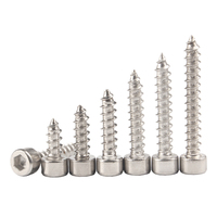 Vis autotaraudeuses en acier inoxydable 304, bouchon à six pans creux, fabricant chinois