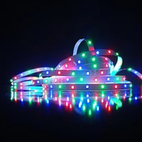 Ruban LED à prix d'usine, SMD 2835, flexible, type serpent, 5 à 15 mètres, intelligent, RGB, multicolore