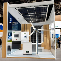 Petite éolienne 5 kW 10 kW avec contrôle de pas variable, système hybride connecté au réseau ou hors réseau, batterie lithium-ion 48 VDC