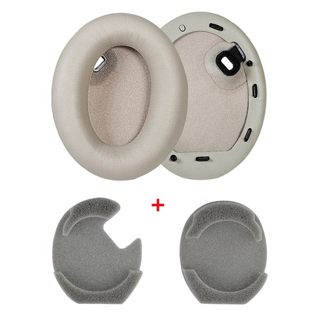 For Sony WH-1000XM4 Ear Cushions Protein Leather Cover Inner Memory Foam Earpad Noise Reduction Headphone Ear Pads