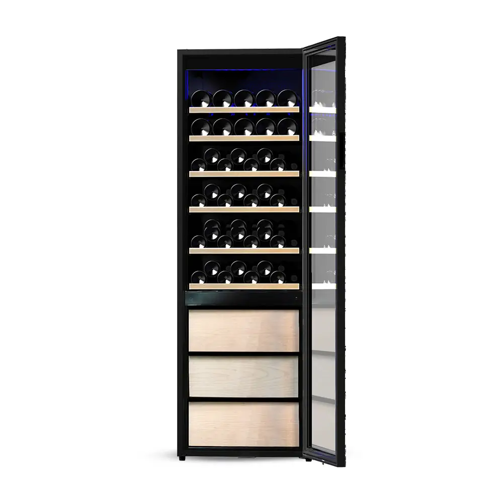 JOSOO 490L compresor de refrigerador congelador de cajón de la casa de té y alto vino bebidas bodega con CE