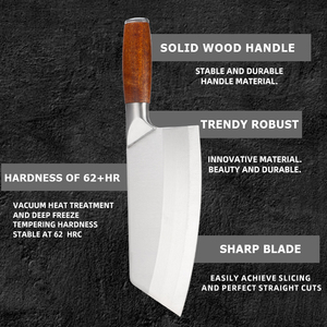 Hot Selling Handmade Stainless Steel Chef <b>Knives</b> Butcher Meat <b>Fish</b> Chopper Chinese Meat Cleaver Plastic Eco-Friendly for - Product Image 4