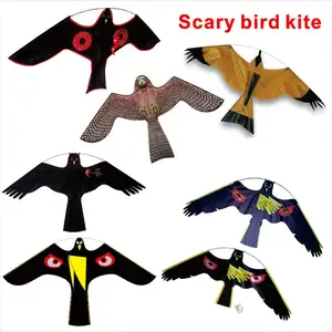 Hot Selling Outdoors Flying Falcon Scarecrow Kite Bird Scare Eagles Kite Scarer Hawk Kite To Repell Bird Against Pest Birds