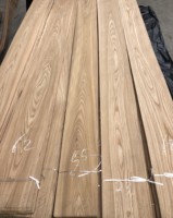 Placage en bois naturel de haute qualité d'usine Placage de décoration à coupe rotative 0.5mm Placages en bois d'orme pour meubles