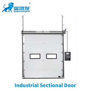 <span class=keywords><strong>Porte</strong></span> coulissante commerciale à levage <span class=keywords><strong>vertical</strong></span> pour garages et ateliers - Étanche, durable, segmentée, à levage <span class=keywords><strong>vertical</strong></span>, isolation thermique élevée - Product Image 1