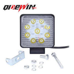 ไฟส่องสว่างแบบ LED สำหรับงานกลางแจ้ง QideWin 27W สำหรับรถออฟโรด ไฟสปอร์ตไลท์ติดกันชนหน้า ไฟแต่งรถยนต์ - Product Image 1