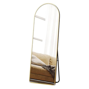 Factory Supply Modern <b>Smart</b> Touch Button Large 3 Colors Metal Frame Floor Standing Full Body Length Dressing Led Light Wall - Product Image 1
