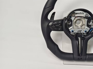 Volant en cuir perforé en fibre de carbone M Sport pour <span class=keywords><strong>BMW</strong></span> F10 F30 F20 F22 F23 F48 M3 M5 - Product Image 6