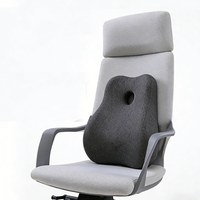 Ensemble de sièges ergonomiques personnalisables en mousse à mémoire de forme, respirants, amovibles et lavables, avec soutien lombaire pour fessiers, pour voiture et bureau