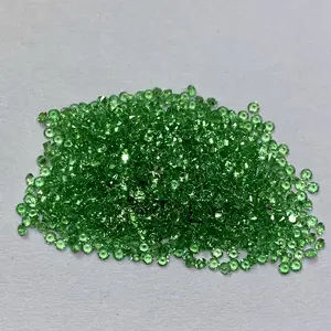 Factory Wholesale Small Size 1.1mm-3mm Natural Tsavorite Garnet Gemstones Loose Green Garnet Natural Tsavorite