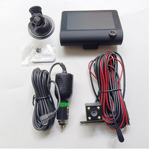 Boîte noire de voiture 3 canaux assistant de stationnement caméra avant arrière Dashcam HD moniteur de conduite de voiture enregistreur voiture DVR caméra de tableau de bord - Product Image 6