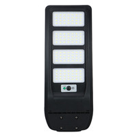 Lampe de rue LED haute luminosité 400W, éclairage solaire LED, IP65, ABS, recharge, capteur PIR, sécurité, lampe murale de rue, cour, extérieur