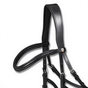 Brida de Cuero de Lujo Estilo Inglés Hecha a Mano para Caballo, Color y Tamaño Personalizables 2x3x2m - Product Image 5