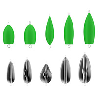 Outil de lancer de leurres pour la pêche à la mouche et au spinner, pour lancer longue distance, flottant, coulant et à coulée lente, en matériau PC