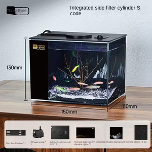 <span class=keywords><strong>Aquarium</strong></span> de bureau écologique en gros, petit <span class=keywords><strong>aquarium</strong></span> super mini intégré, réservoir de poissons écologique fini pour salon/bureau - Product Image 3
