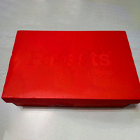 Boîtes de Rangement pour Chaussures Grande Taille avec Impression de Logo Personnalisé, Boîtes à Baskets Rouges et Noires
