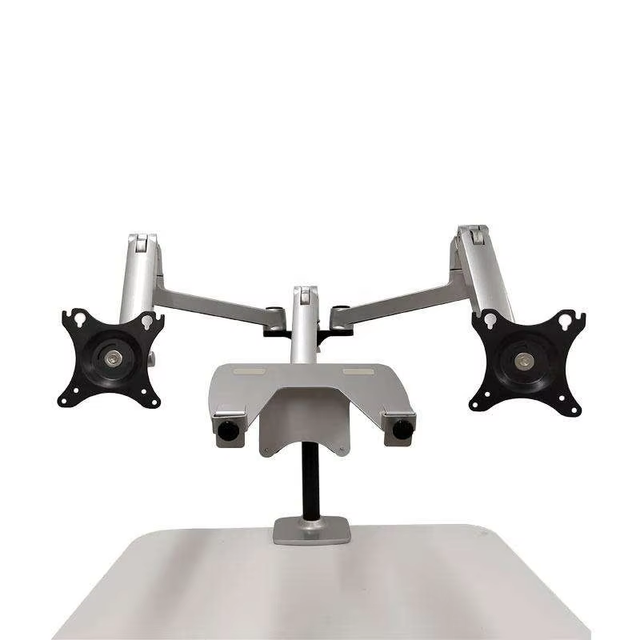 Dual Desktop Monitor Mount Arm PC Monitor Stand Cantilever Desktop with Rotary Lifting Adjustment Bracket