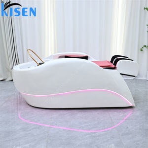 Kisen Ultimate Hair Experience Table Auto Wash 4D Full Body Massage Steam Circulation Interface Anglaise Cuir Personnalisé - Product Image 2
