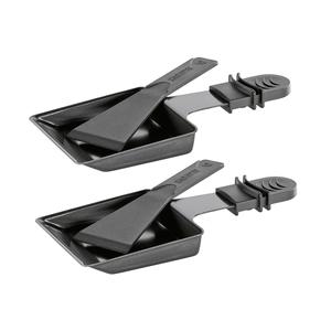 Sartenes para Raclette con Raspador, Paquete de 2, Negras, Antiadherentes, Herramientas para Derretir Queso - Product Image 1