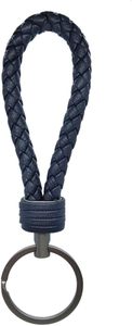 Accesorios Personalizados para Hombre, Llavero de Cuero Genuino Negro Trenzado de Alta Calidad, Llavero para Mujer, Colgante para Coche, Modelo de Regalo - Product Image 4