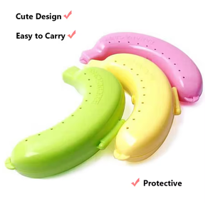 Boîte de rangement de <span class=keywords><strong>banane</strong></span> mignonne <span class=keywords><strong>Outils</strong></span> de fruits et légumes de voyage en plein air Conteneur de protection pour voyage Déjeuner Fruits Support de rangement pratique - Product Image 5