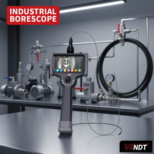 2-Way 1.8mm High Borescope 1080P HD <b>6</b>'' Screen IP67 Waterproof Industrial for Hydraulic System Inspection - Product Image 6