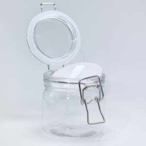 Pot en plastique scellé 220 ml, flacon de crème, emballage cosmétique, pot avec boucle en fer, flacon de soin de la peau, vente en gros - Product Image 4