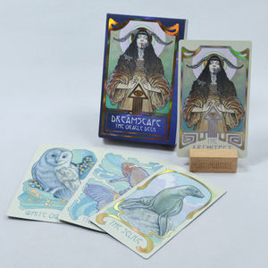 Divertissement de divination pour femmes Meilleur jeu de cartes de tarot Personnalisé de haute qualité Imprimé Tarot personnalisé Cartes Oracle - Product Image 6