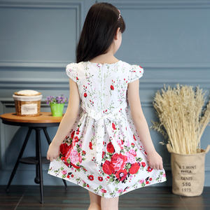 Compra Directa en China, Vestidos Coreanos con Estampados Florales Encantadores para Niñas, con Envío Gratuito - Product Image 3