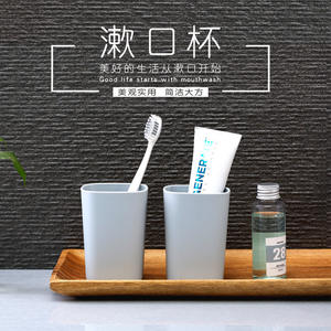 Porte-brosse à dents en plastique de style nordique, résistant aux chocs, 3,9 pouces de large, options de couleurs gris, rose, bleu, vert - Product Image 3