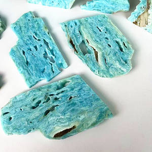 En vrac en gros naturel des <span class=keywords><strong>caraïbes</strong></span> tranche dalles cristal pierre brute polie tranche des <span class=keywords><strong>caraïbes</strong></span> pour la guérison - Product Image 5