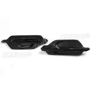 Cache-coffre latéral de remplacement 100 % fibre de carbone véritable pour BMW F87 M2 2014-2022, style MP, avec prises d'air latérales et garnitures de ventilation - Product Image 5
