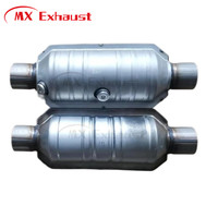 Convertidor Catalítico Cerámico/Metálico MX Exhaust de 2''-3'' para la Purificación de Gases de Escape de Vehículos con Estándares OBD1/2 Euro2/3/4/5/6