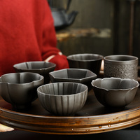Tasse à thé Kung Fu en porcelaine, artisanale, style chinois, motif nuage, pour la préparation et la dégustation du thé, pour le bureau/la maison