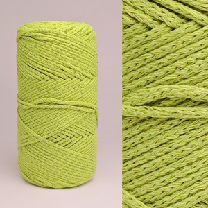 Fil à tricoter Bojay 2026, <span class=keywords><strong>pelote</strong></span> de 200g, épaisseur 3mm, 160 mètres, pour points bouclés, crochet, tricot DIY, 70% <span class=keywords><strong>coton</strong></span>, 30% polyester, fil à macramé - Product Image 6