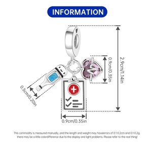 Ciondoli Winnie <span class=keywords><strong>the</strong></span> <span class=keywords><strong>Pooh</strong></span>, Lettere, Kashmiri, Hawaiani, Pendenti, Pietre Portafortuna, Oro Vermeil, Perle, Ciondoli a Barra, Ciondoli a Fiore, all'ingrosso - Product Image 6