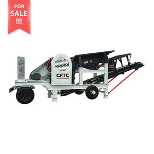 Vente directe usine – Concasseur à mâchoires portable d'occasion à moteur diesel, petit modèle, avec convoyeur et alimentateur - Product Image 6