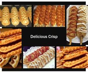 Gaufriers Professionnels en Acier Inoxydable avec 5 Moules | Machine à Gaufres Électrique Rotative | Grille-Saucisses Hot-Dog - Product Image 2