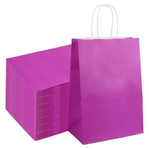 Paper Gift <b>Bags</b> with Handles Kraft for Party Shopping Color Retail Christmas Birthday Wedding Premium Paper Packaging <b>Bag</b> - Product Image 1