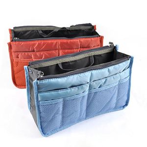 I-0181 phổ gọn gàng trang điểm mỹ phẩm Túi <span class=keywords><strong>tote</strong></span> đôi dây kéo tạp phẩm túi du lịch chèn tổ chức Túi - Product Image 3