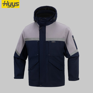 Chaqueta de Trabajo Industrial Gruesa para Invierno, con Capucha, Reflectante, con Logotipo Personalizado, para Garaje - Product Image 4